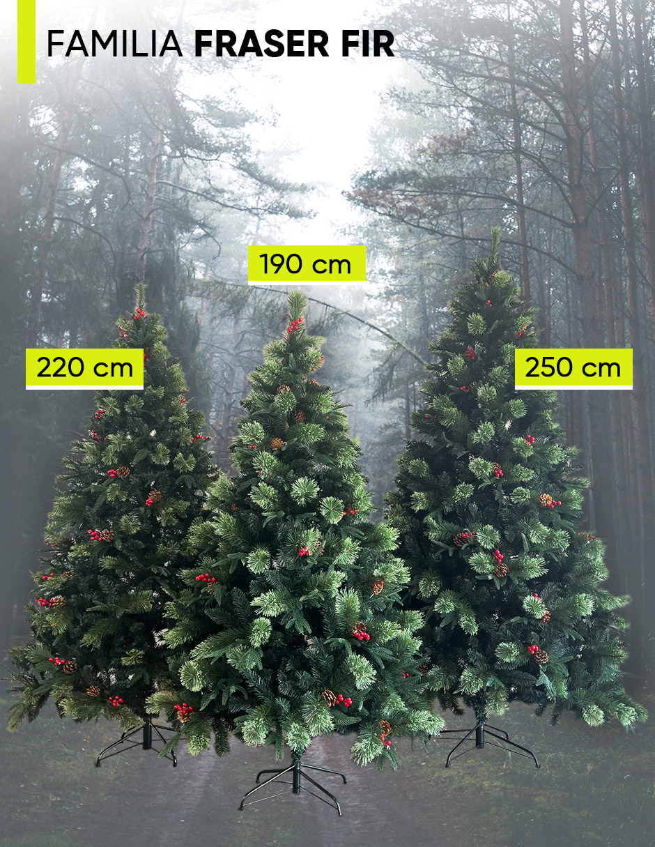 Foto 7 | Arbol De Navidad 250cm Premium Artego Fraser Fir 3 Tipos De Ramas