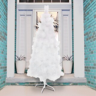 Foto 3 | Árbol Artificial de Navidad Importadora La Merced Blanco 1.80 m