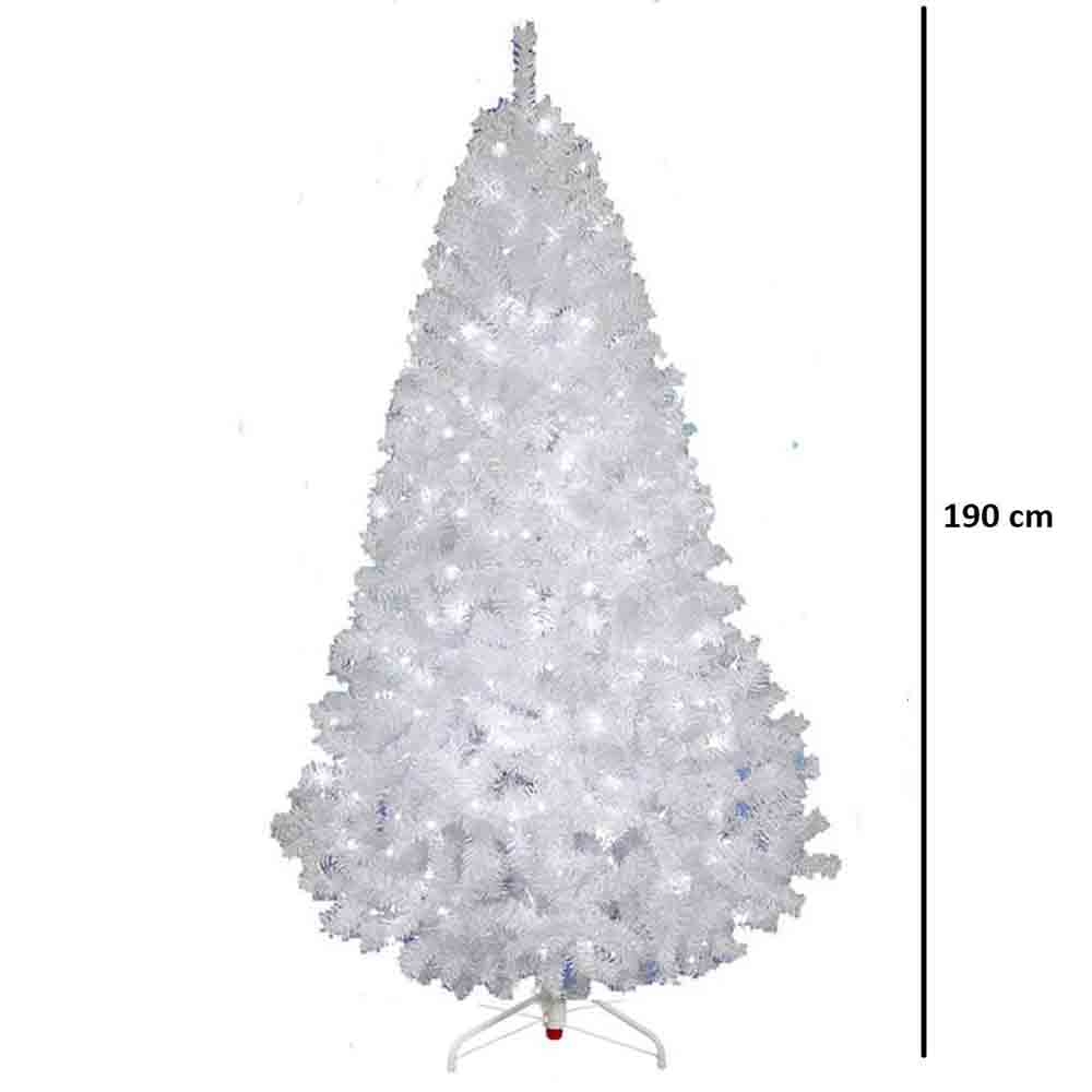 Foto 3 pulgar | Arbol Navideño Toronto Blanco Con Luces 1.90 M Kyuden Home