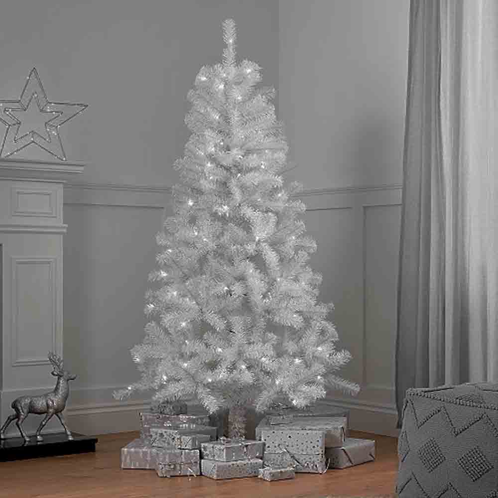 Foto 4 pulgar | Arbol Navideño Toronto Blanco Con Luces 1.90 M Kyuden Home