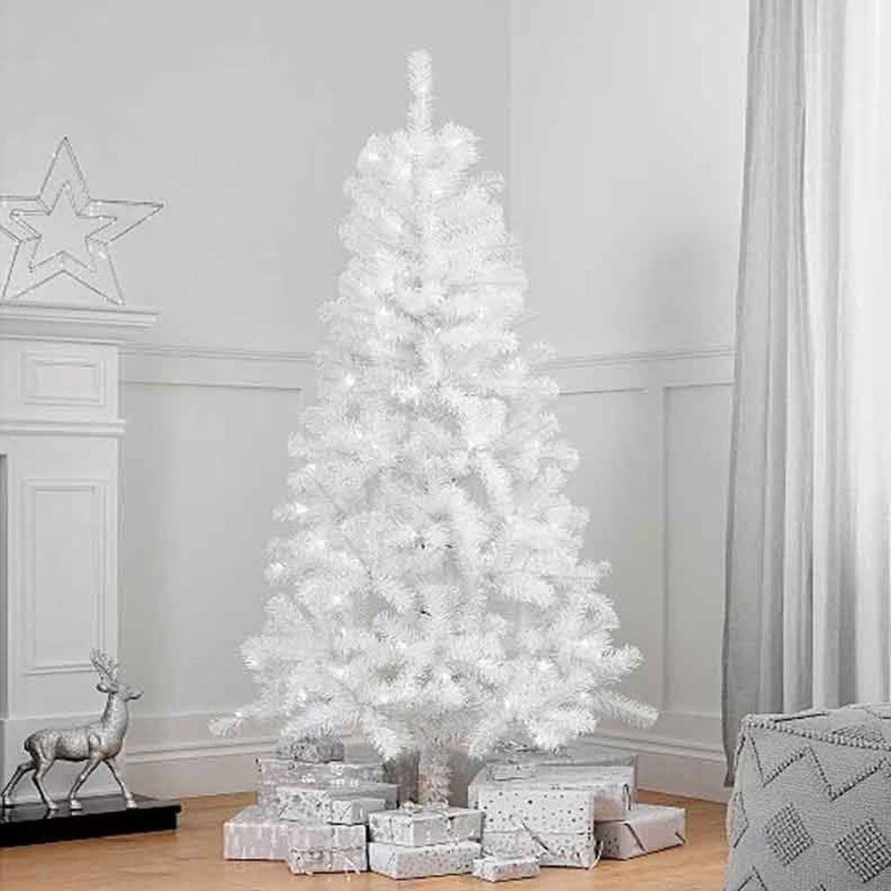 Foto 4 pulgar | Arbol Navideño Kyuden Home Empire Blanco 1.90 M