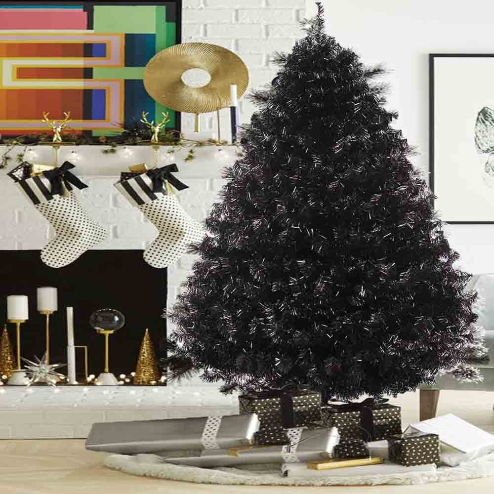 Foto 5 pulgar | Árbol Navideño Kyuden Home Valley Negro 1.90 M