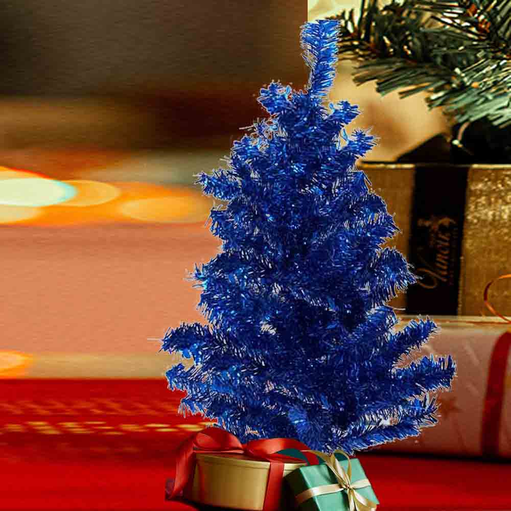 Foto 3 pulgar | Árbol Navideño  Kyuden Hom de Escritorio Azul 60 Cm