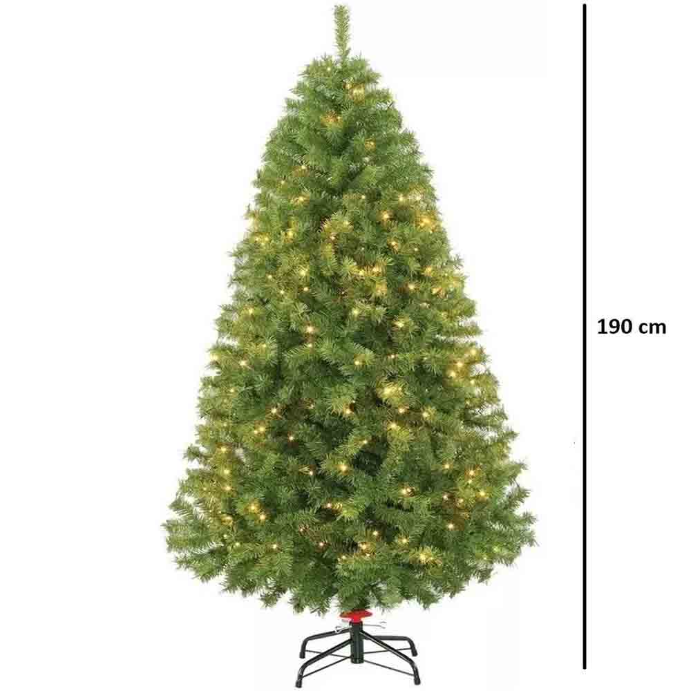 Foto 3 pulgar | Árbol Navideño Toronto Verde con Luces Led Integradas 1.90 M