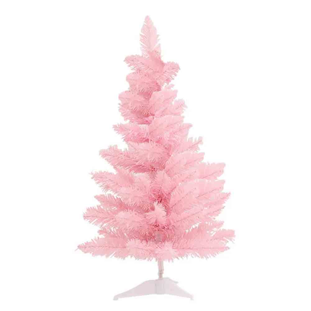 Árbol Navideño Mini de Escritorio Kyuden Home Rosa 60 cm