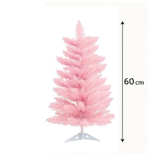 Foto 4 | Árbol de Navidad Mini Azul 60 cm con Base Plástica Decoración Navideña de Escritorio