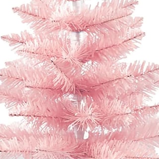 Foto 5 | Árbol de Navidad Mini Azul 60 cm con Base Plástica Decoración Navideña de Escritorio