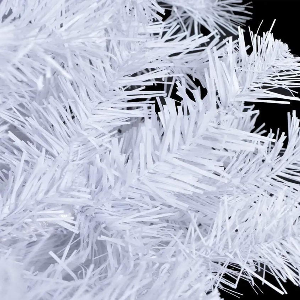 Foto 4 pulgar | Árbol de Navidad Mini Blanco 60 cm con Base Plástica Decoración Navideña de Escritorio