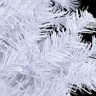 Foto 3 | Árbol de Navidad Mini Blanco 60 cm con Base Plástica Decoración Navideña de Escritorio