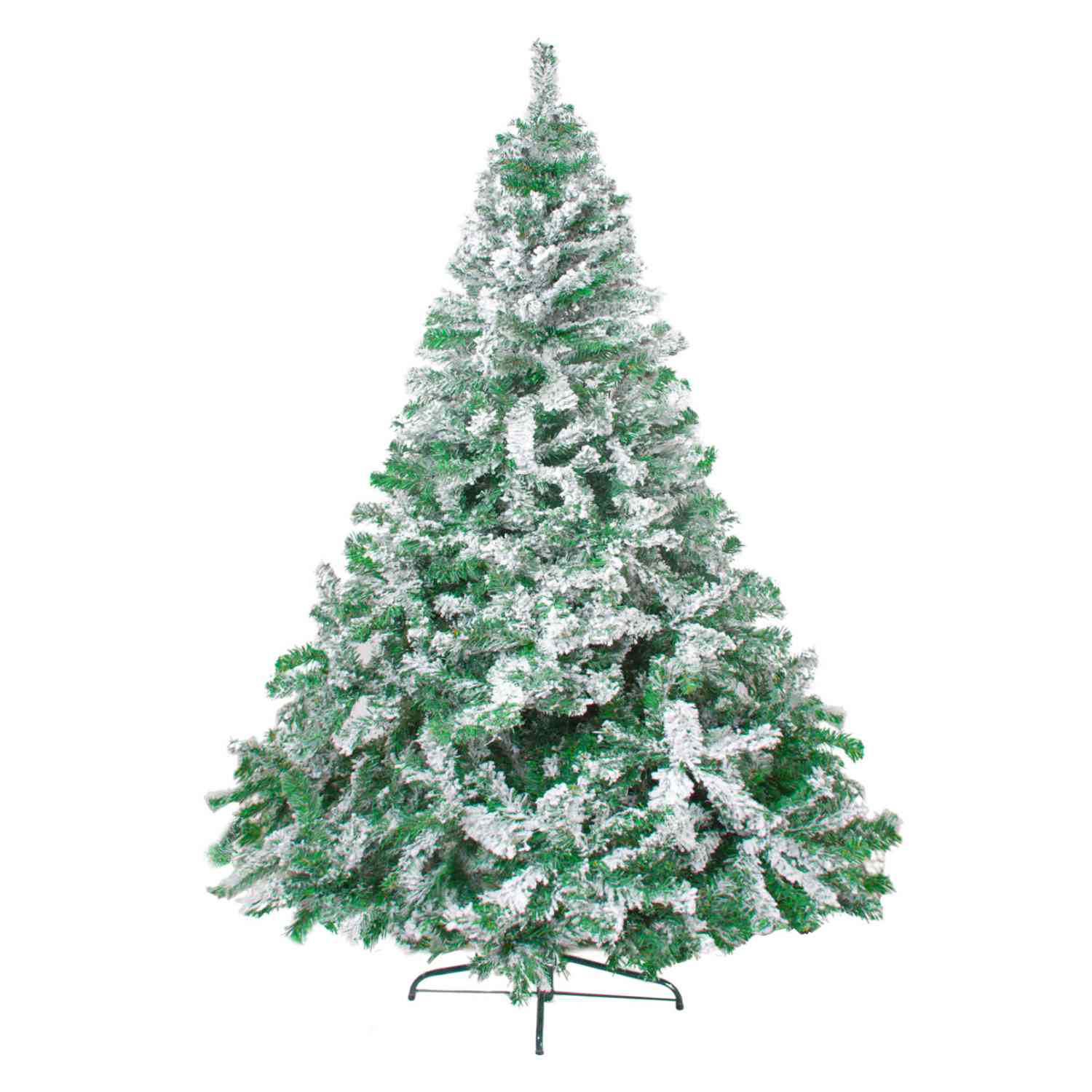 Árbol Navidad Artificial Nevado 2.20m Pachon Jardimex Pino color Blanco