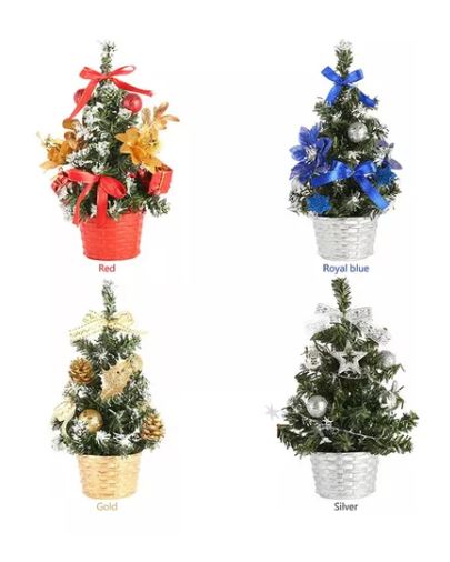 Foto 4 pulgar | Mini  Arbol De Navidad Para Mesa O Escritorio