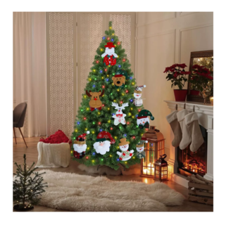Foto 3 | Muñecos Navideños Colgantes para Árbol Belug Multicolor 10 Piezas