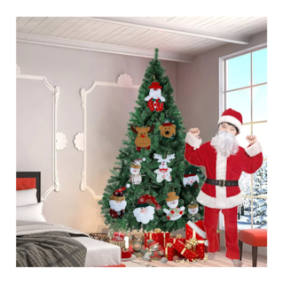 Foto 4 | Muñecos Navideños Colgantes para Árbol Belug Multicolor 10 Piezas