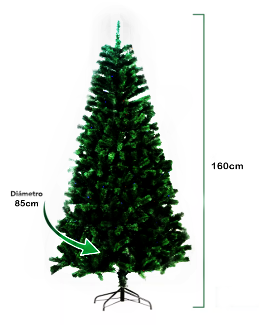 Foto 4 pulgar | Árbol de Navidad ECD SDS102 Verde Armado Fácil 1.6 m