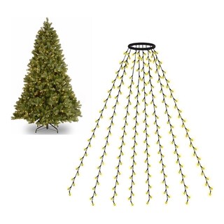Foto 4 | Venta Internacional - Lámpara Led Para Árbol De Navidad Con Forma De Anillo En La Parte Superior Del Árbol, 1,5 M