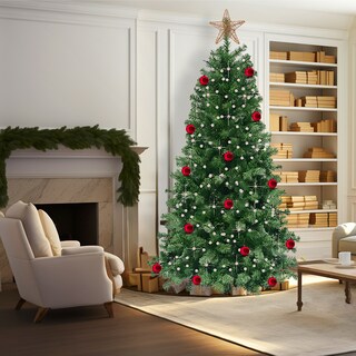 Foto 4 | Árbol de Navidad Frondoso Artificial 2.10 m Verde