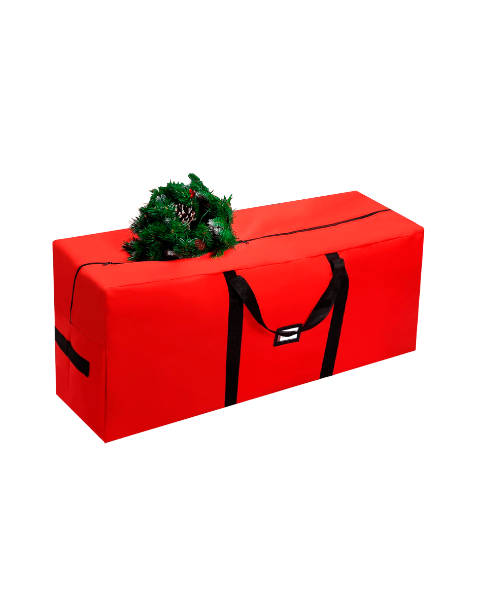 Bolsa De Almacenamiento Para Árbol De Navidad Repelente Al Agua Rojo Bluelander