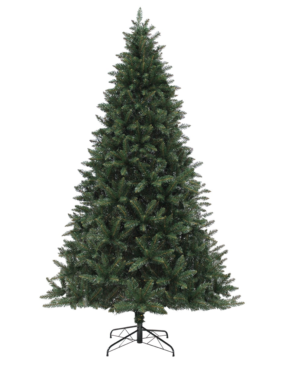 Árbol De Navidad Scoth Pine Frondoso Rama Bicolor Pino Navideño Christmas Tree 220 Cm + Maleta Transportadora Artego $2,699