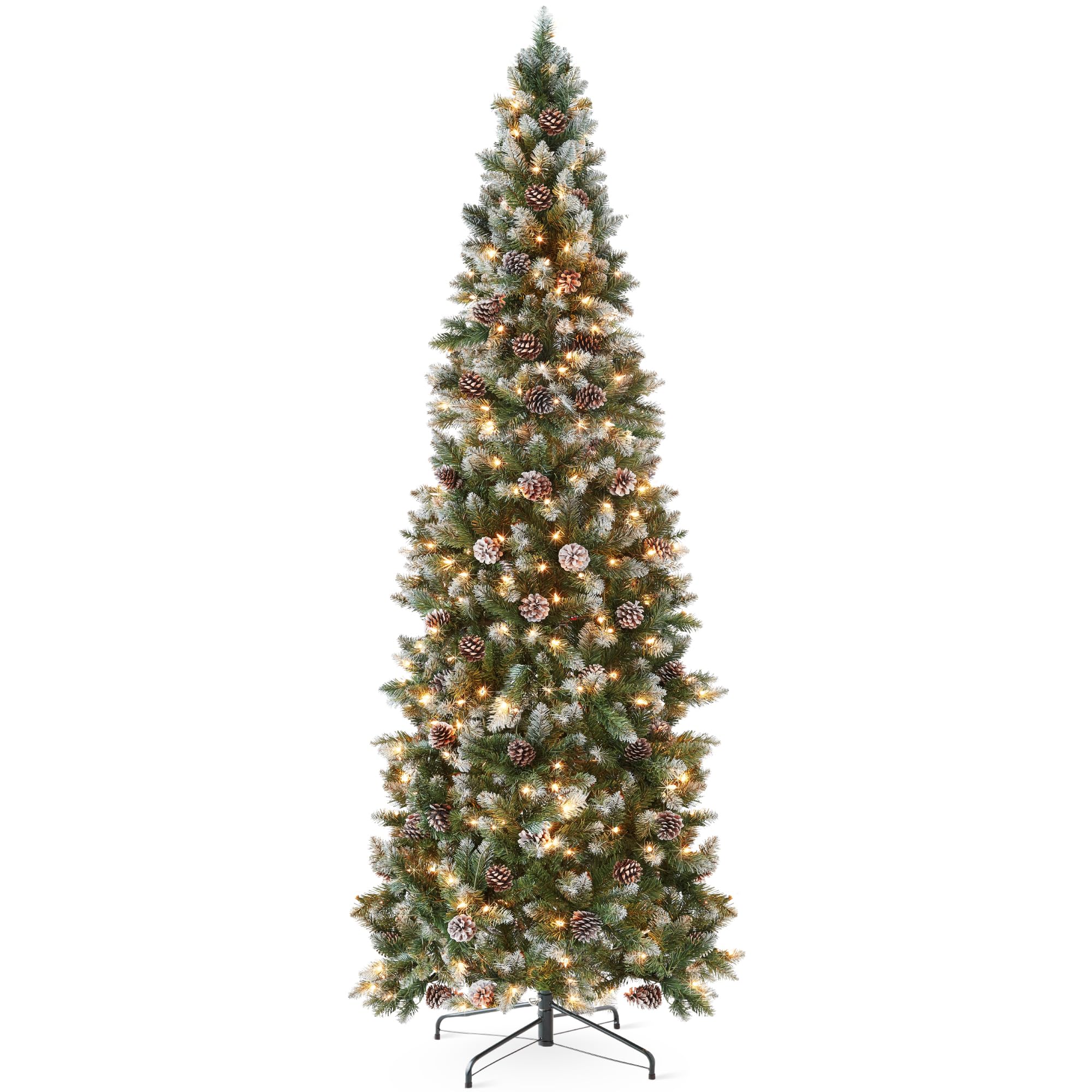 Árbol De Navidad Best Choice Products Preiluminado De 9 Pies Con 450 Luces - Venta Internacional.