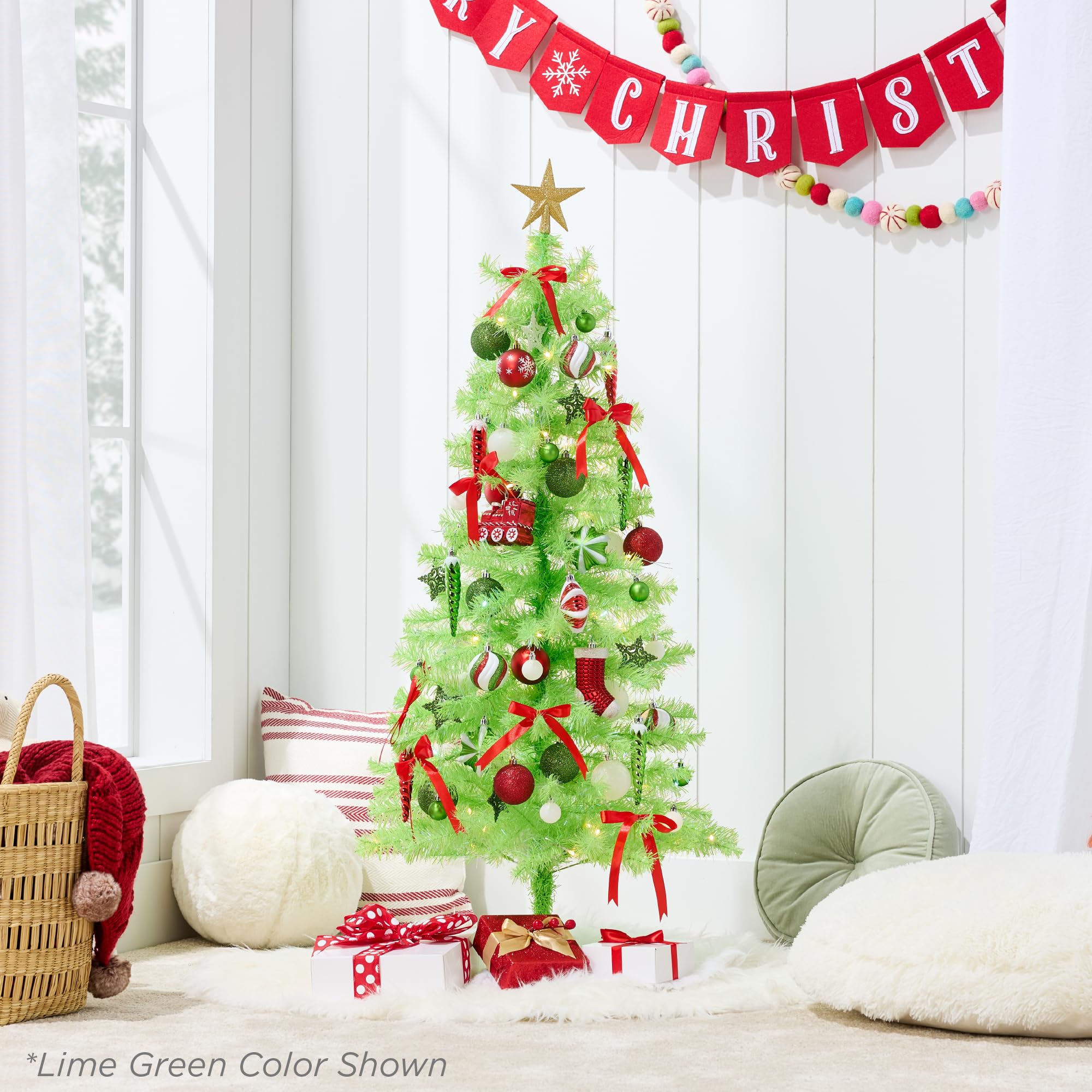 Foto 3 pulgar | Árbol De Navidad Best Choice Products De 4 Pies Con Luces Led Parpadeantes - Venta Internacional.