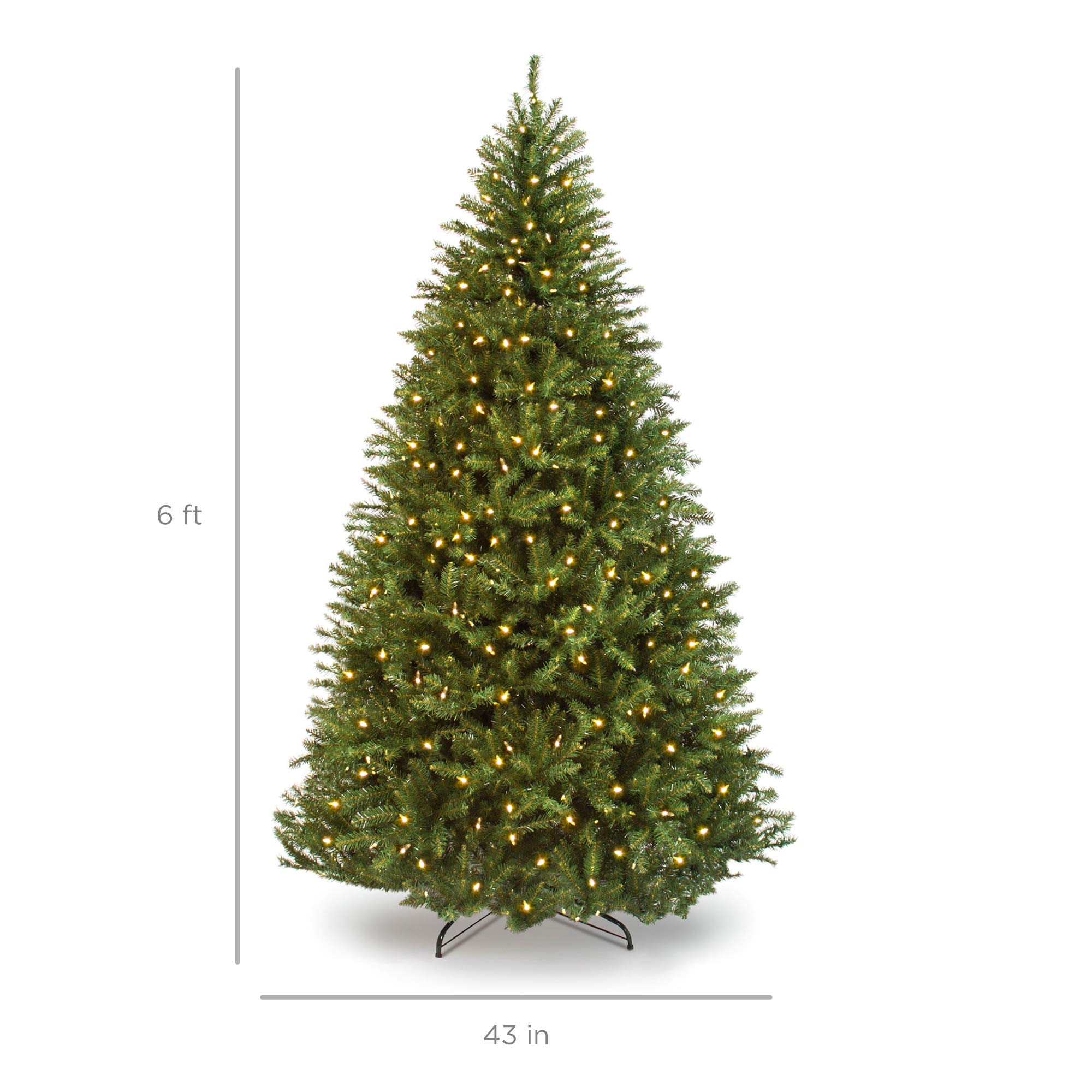 Foto 8 pulgar | Árbol De Navidad Best Choice Products Douglas Full Fir, 6 Pies - Venta Internacional.