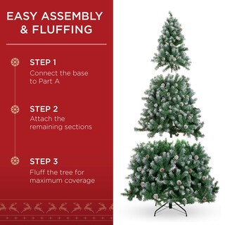 Foto 4 | Árbol de Navidad Best Choice Products 7.5 Pies con 1346 Puntas de Rama - Venta Internacional