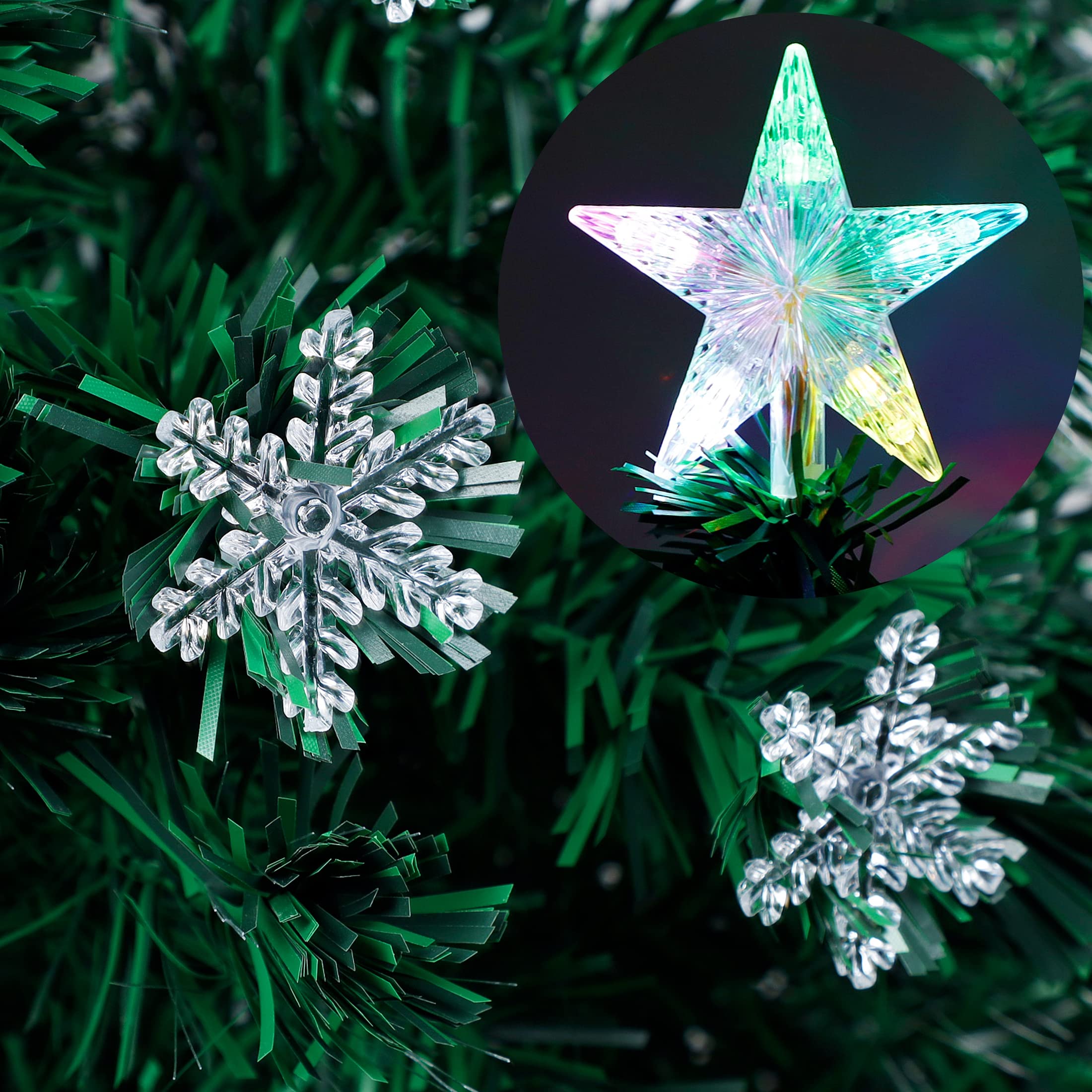 Foto 6 pulgar | Árbol De Navidad Juegoal Artificial Preiluminado De 90 Cm Con Luces Led - Venta Internacional.