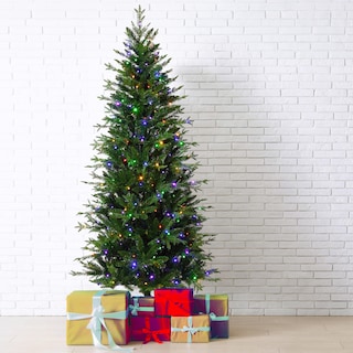 Foto 1 | Árbol De Navidad Haute Decor Ashville Fir De 6.5 Pies Con Luces Led - Venta Internacional.