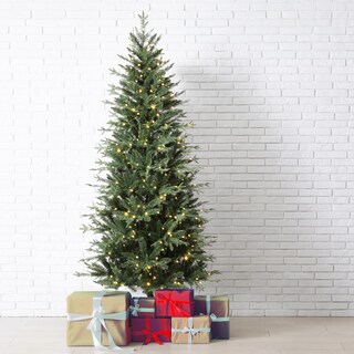Foto 3 | Árbol De Navidad Haute Decor Ashville Fir De 6.5 Pies Con Luces Led - Venta Internacional.