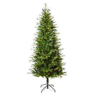 Foto 7 | Árbol De Navidad Haute Decor Ashville Fir De 6.5 Pies Con Luces Led - Venta Internacional.