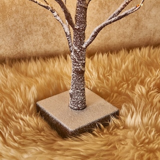 Foto 7 | Árbol De Navidad Fudios Iluminado Con Nieve, 45 Cm, Con Temporizador, 24 Led - Venta Internacional.