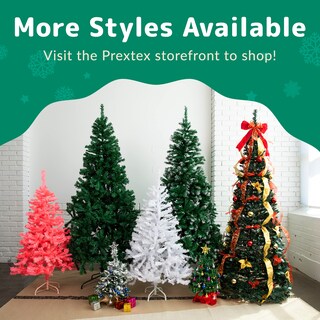 Foto 7 | Mesa Prextex Con Forma De Árbol De Navidad, 58 Cm, Con Luces Y Adornos - Venta Internacional.