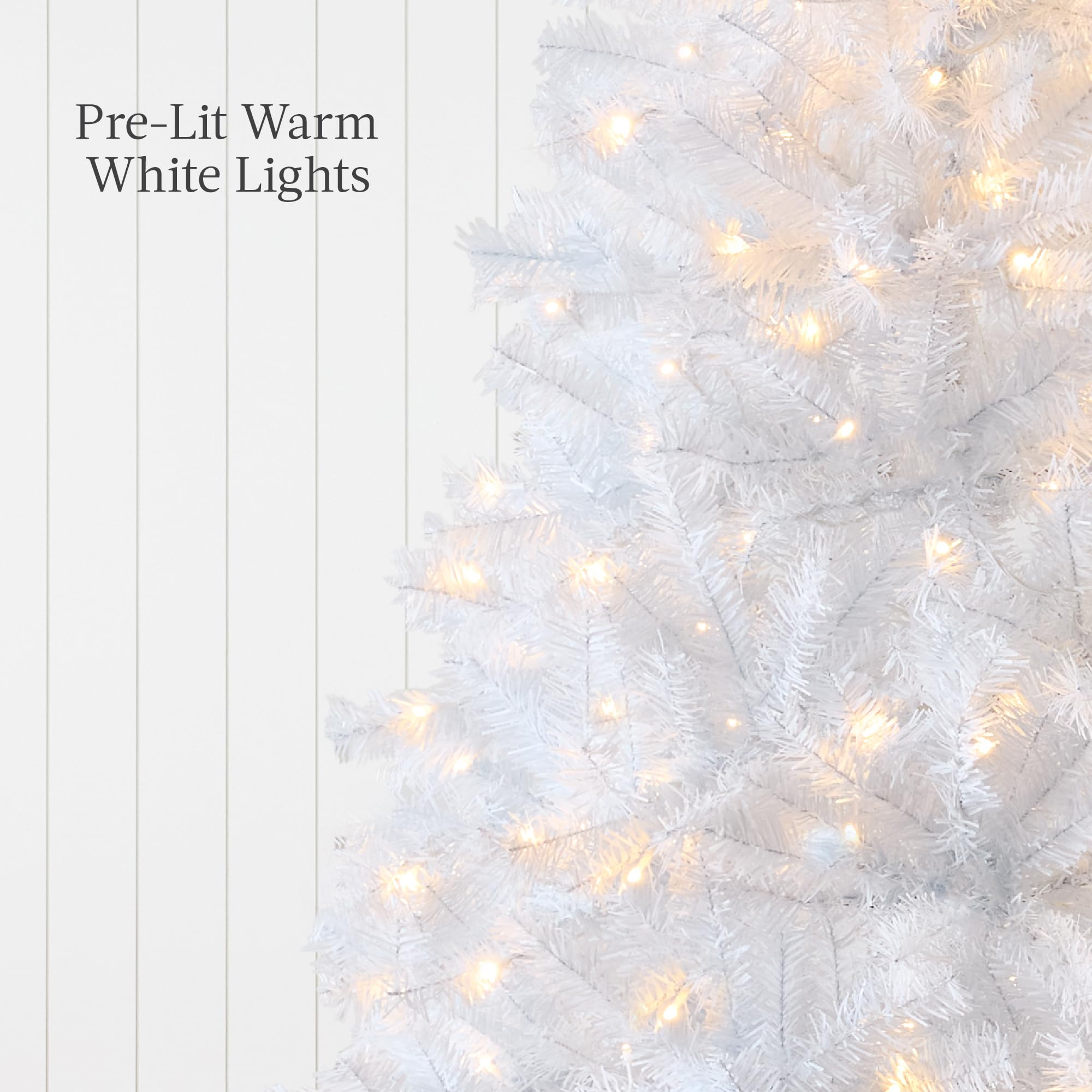 Foto 7 pulgar | Árbol De Navidad Best Choice Products, Blanco, 2,3 M, Con Luces - Venta Internacional.