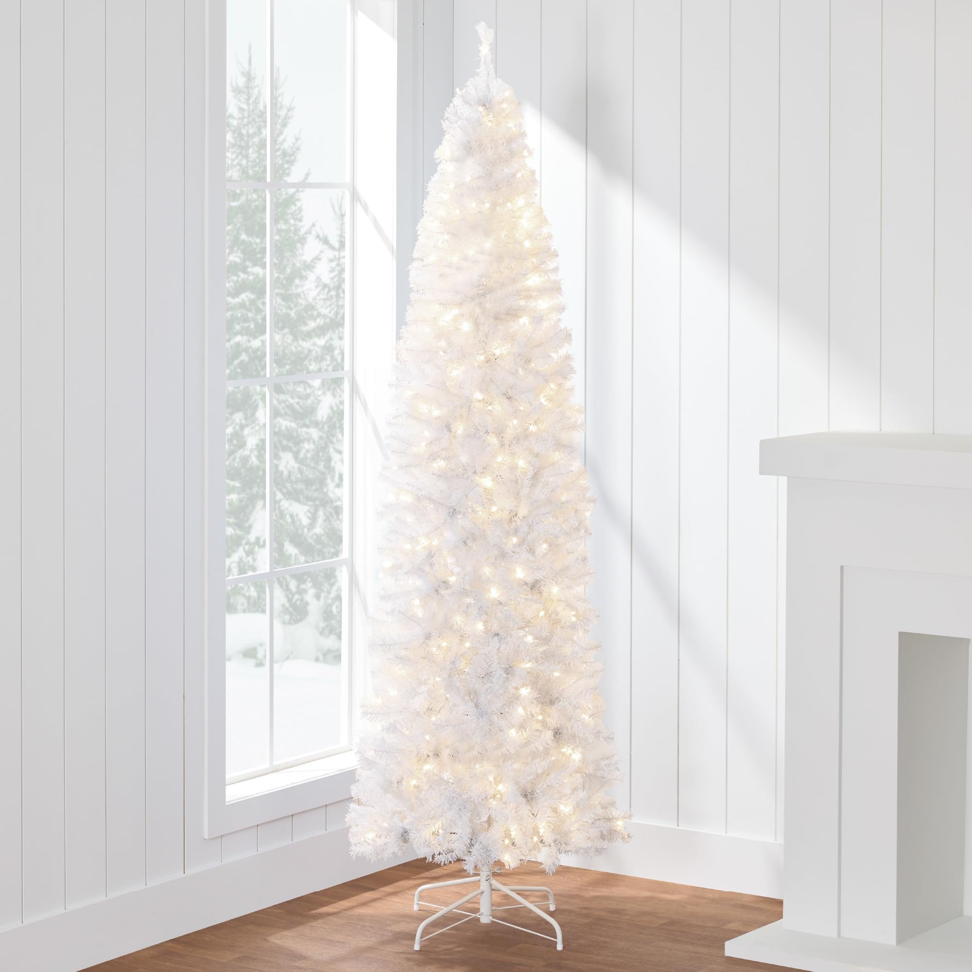 Foto 2 pulgar | Lápiz Blanco Preiluminado Christmas Tree Best Choice Products De 12 Pies - Venta Internacional.