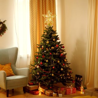 Foto 6 | Decoración Con Forma De Estrella De Navidad Brightown 3d 8 Con Purpurina Dorada - Venta Internacional.