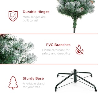 Foto 6 | Árbol De Navidad Best Choice Products De 9 Pies Con 2028 Puntas De Rama - Venta Internacional.