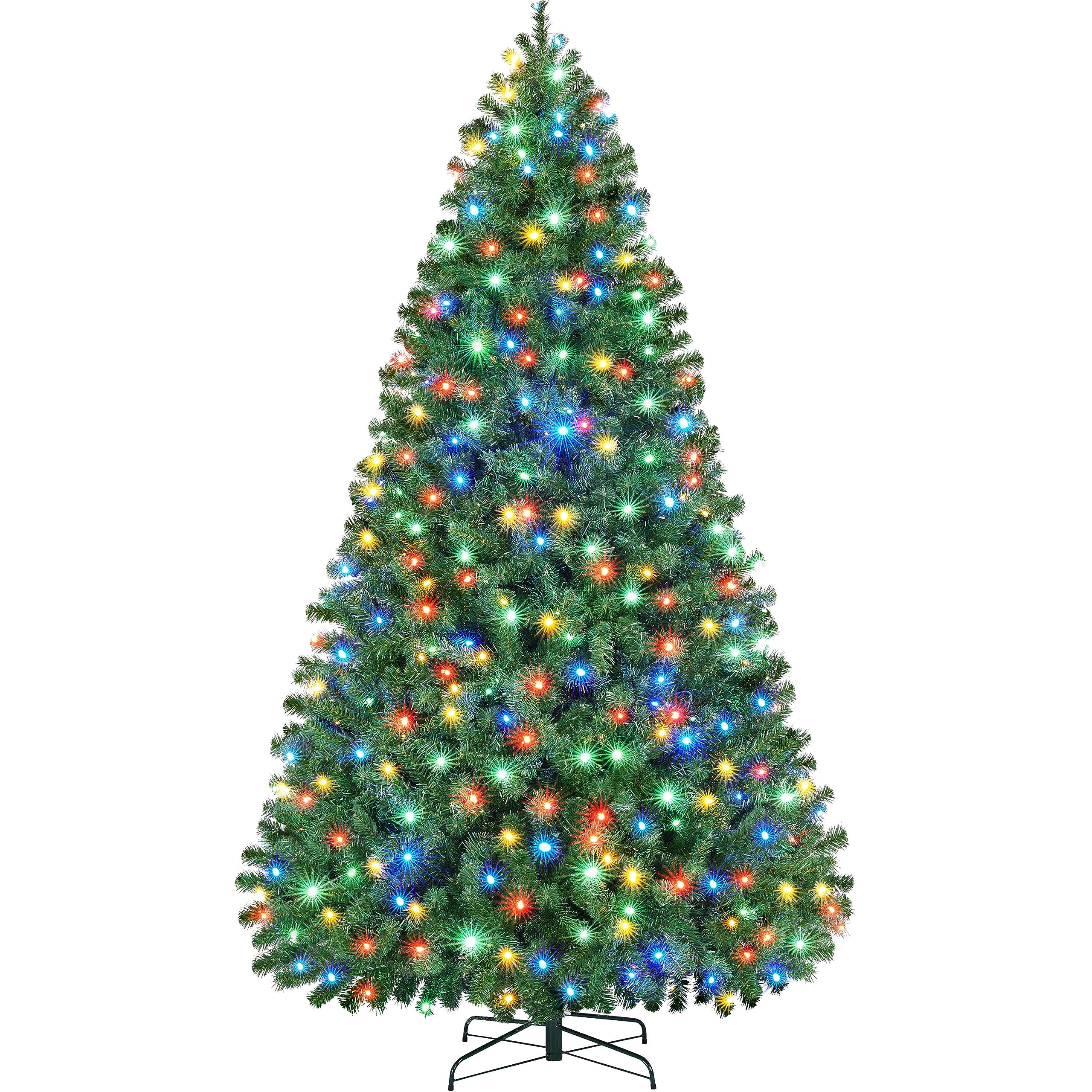 Foto 2 pulgar | Árbol De Navidad Yaheetech De 2,3 M Con 550 Luces Led Y Soporte Verde - Venta Internacional.