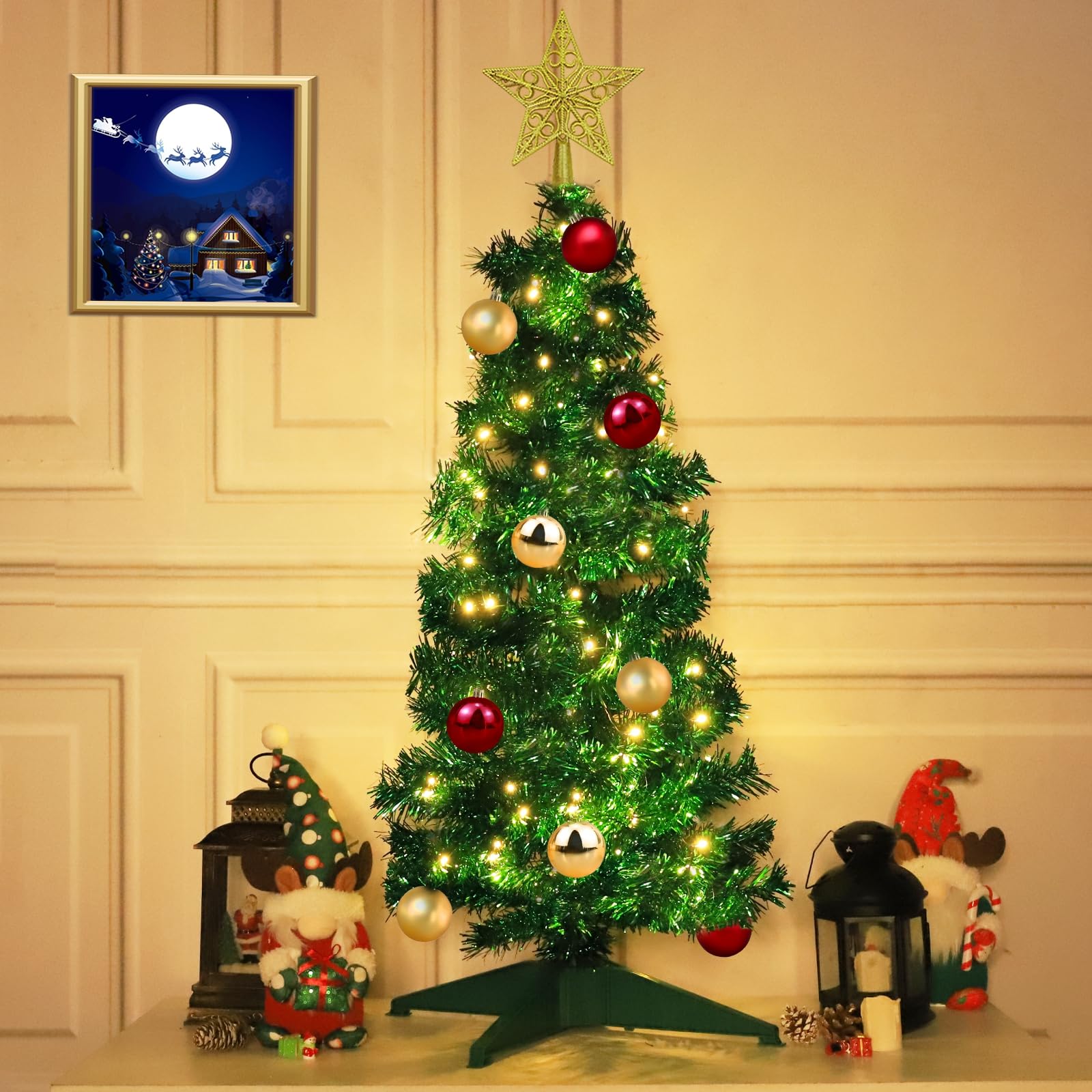 Foto 7 pulgar | Mando A Distancia Turnmeon Para Árbol De Navidad De 3 Pies Con Luces Y Adornos - Venta Internacional.