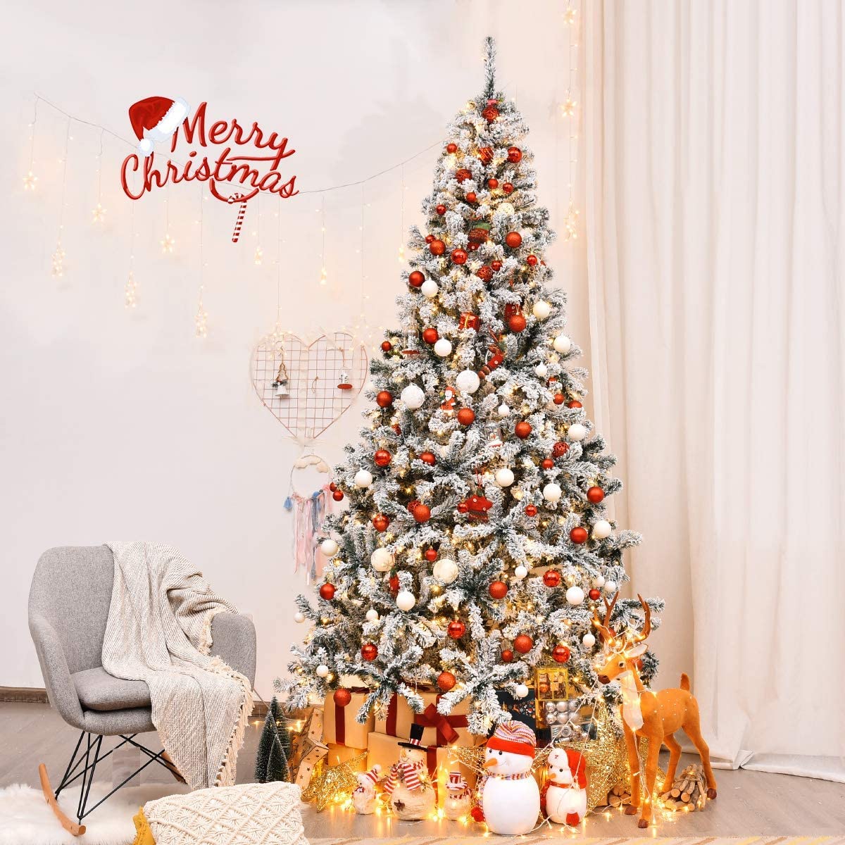 Foto 2 | Árbol De Navidad Renatone Artificial Preiluminado De 1,4 M Con 150 Led - Venta Internacional.