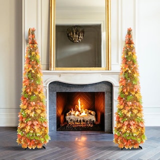 Foto 4 | Fall Tree N&t Nieting Con Luces De 5 Pies/150 Cm Para Porche Al Aire Libre - Venta Internacional.