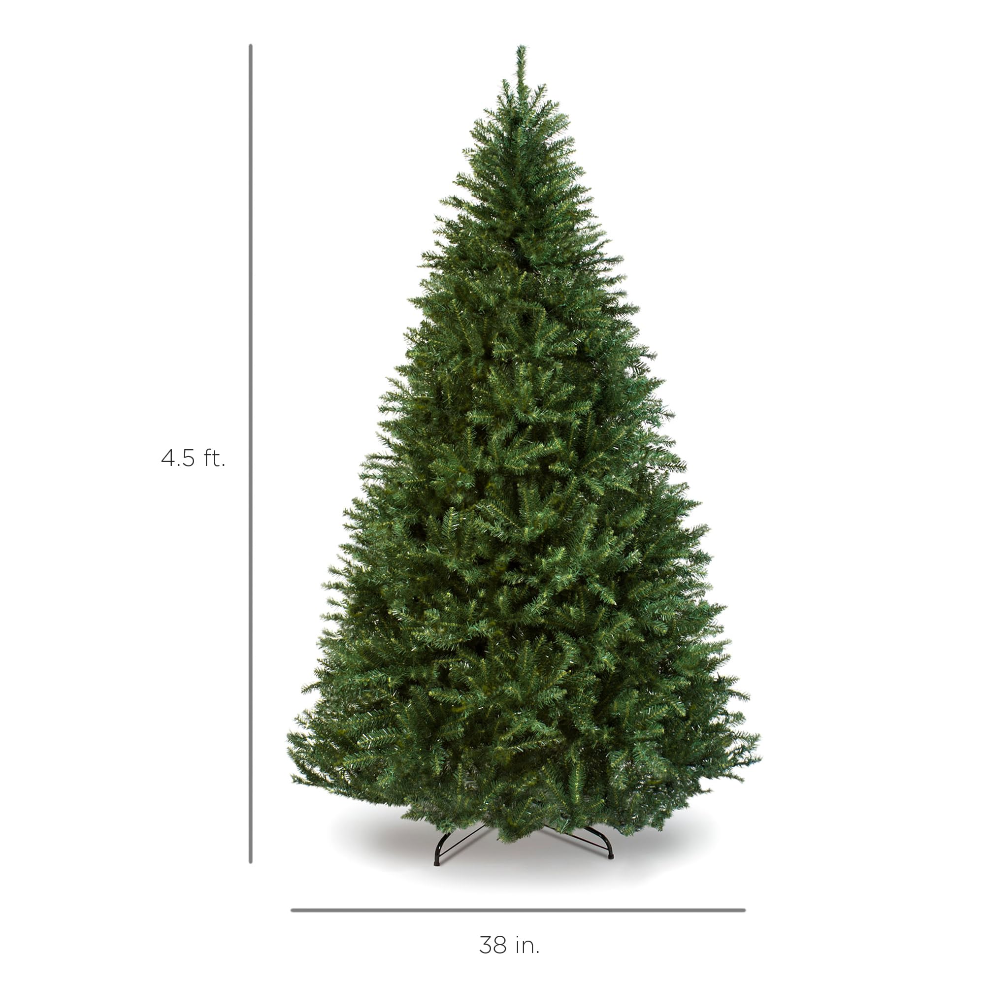 Foto 7 pulgar | Árbol De Navidad Best Choice Products Douglas Full Fir De 4.5 Pies - Venta Internacional.