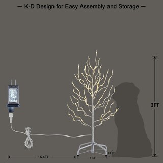 Foto 5 | Star Tree Lightshare De 3 Pies Con 112 Luces Led De Color Blanco Cálido - Venta Internacional.