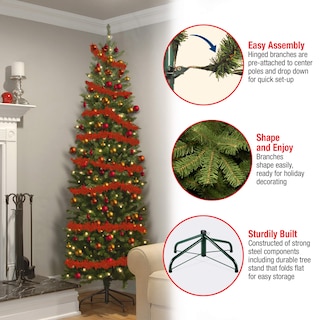 Foto 7 | Árbol De Navidad, Abeto Kingswood De National Tree Company, 7.5 Pies - Venta Internacional.