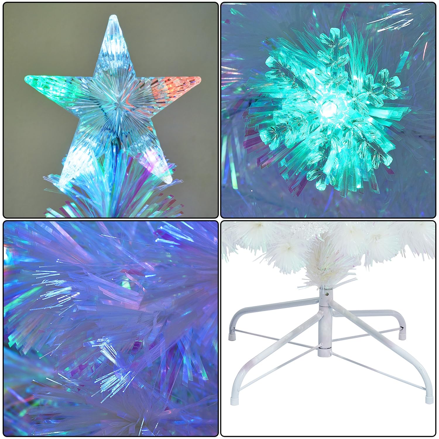 Foto 5 pulgar | Árbol De Navidad Juegoal Artificial Preiluminado De 5 Pies Con Luces Led - Venta Internacional.