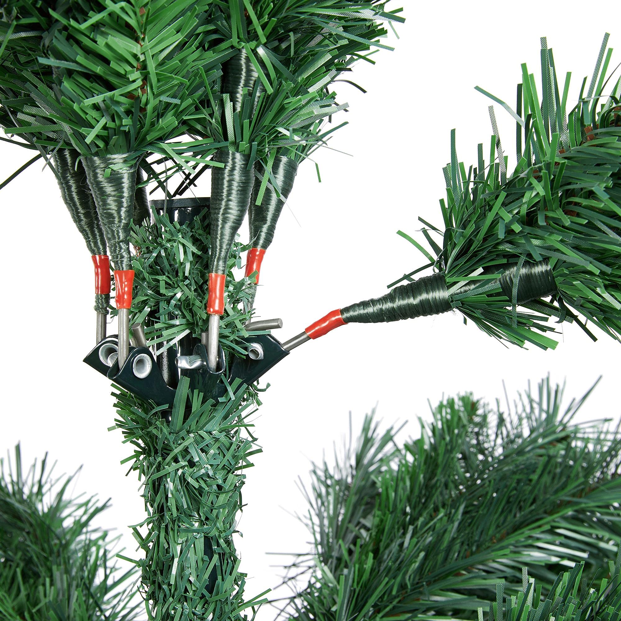 Foto 8 pulgar | Árbol De Navidad Yaheetech, Abeto Preiluminado De 9 Pies Con 850 Luces Led - Venta Internacional.