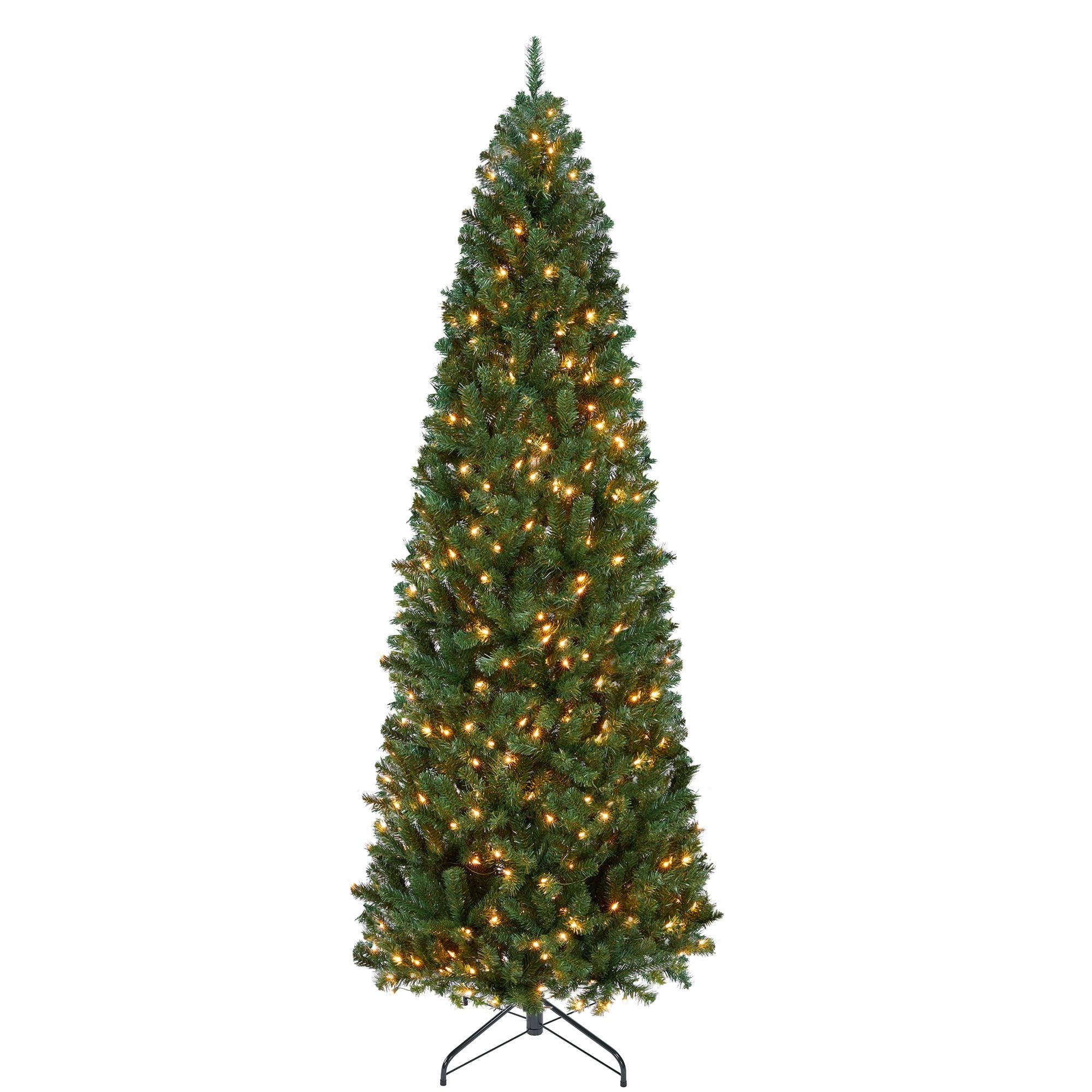 Árbol De Navidad Yaheetech, Abeto Kingswood Preiluminado De 2,3 M Con Luces - Venta Internacional. $3,981