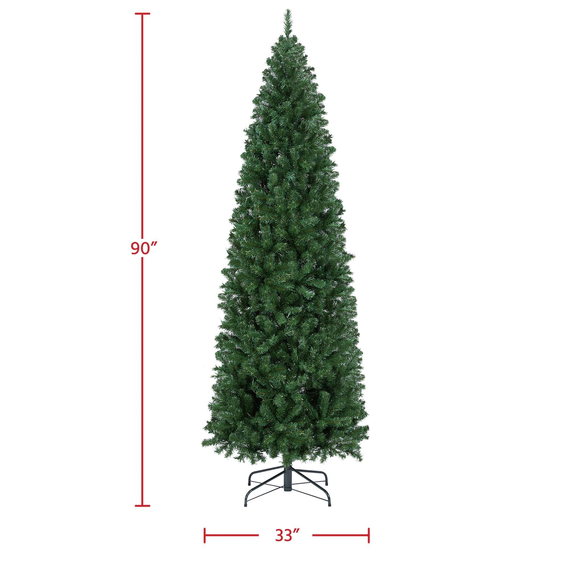 Foto 5 | Árbol De Navidad Yaheetech, Abeto Kingswood Preiluminado De 2,3 M Con Luces - Venta Internacional.