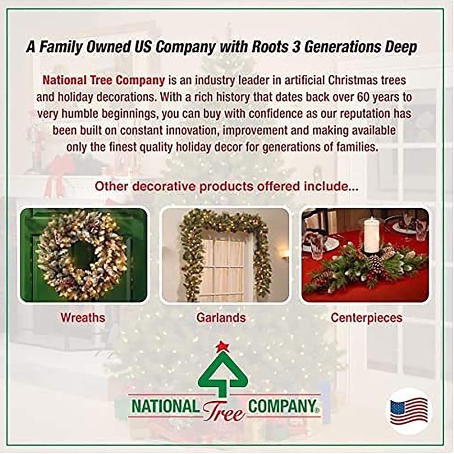 Foto 5 | Árbol De Navidad, Abeto Kincaid De National Tree Company, 4 Pies - Venta Internacional.