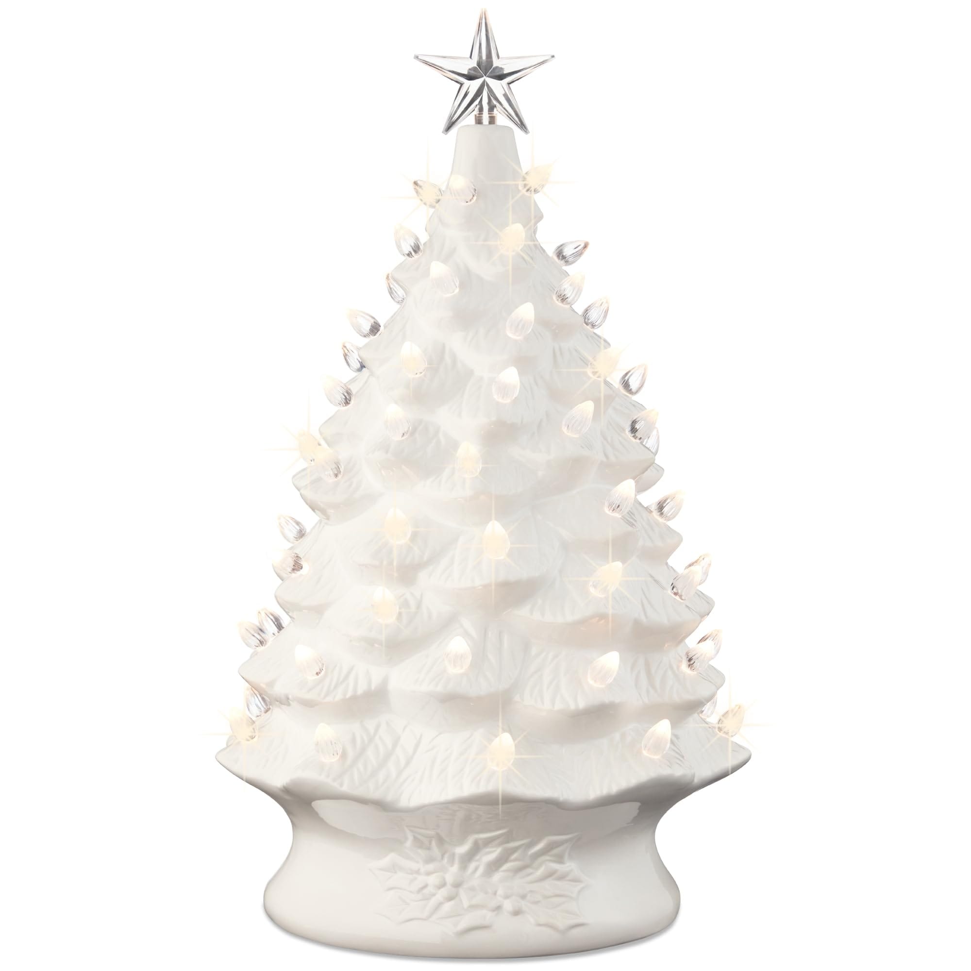 Árbol De Navidad De Cerámica Best Choice Products De 24 Pulgadas Con 74 Bombillas - Venta Internacional. $3,900