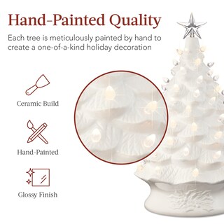 Foto 2 | Árbol De Navidad De Cerámica Best Choice Products De 24 Pulgadas Con 74 Bombillas - Venta Internacional.